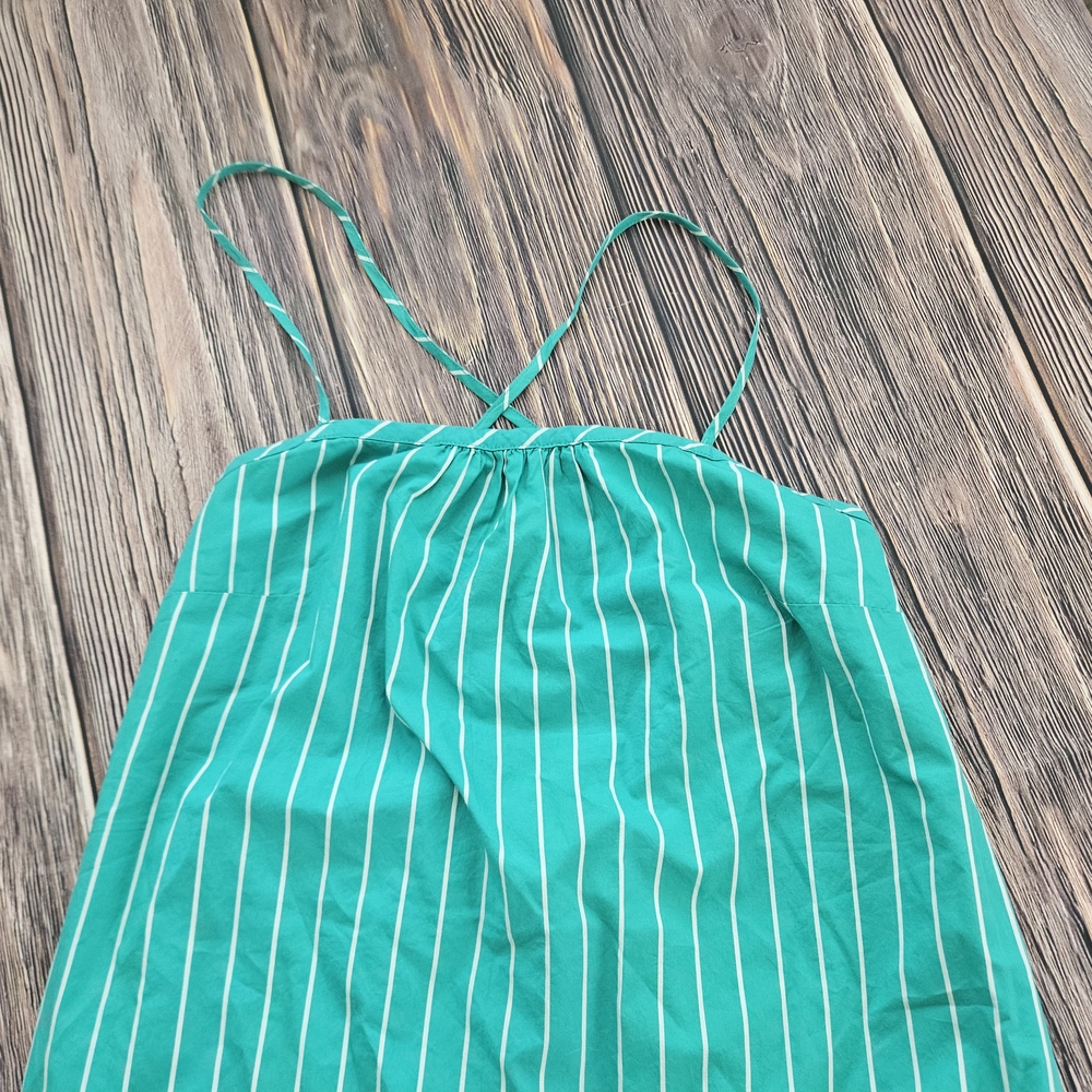 NEW A New Day Target Teal Striped Sundress Strappy Coverup Summer xs - Picture 2 of 6